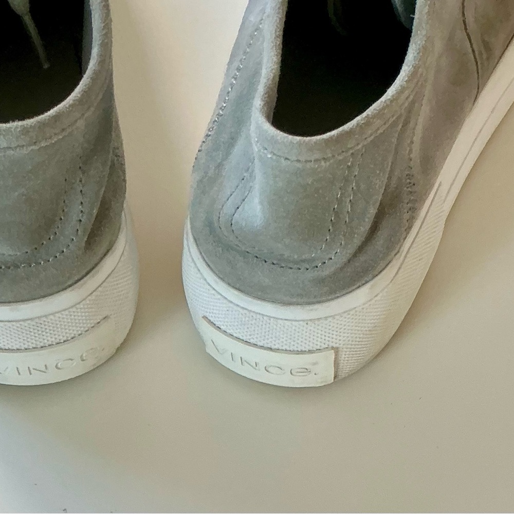 Vince Copely Suede Platform Sneakers Sz 6.5 - Picture 8 of 13